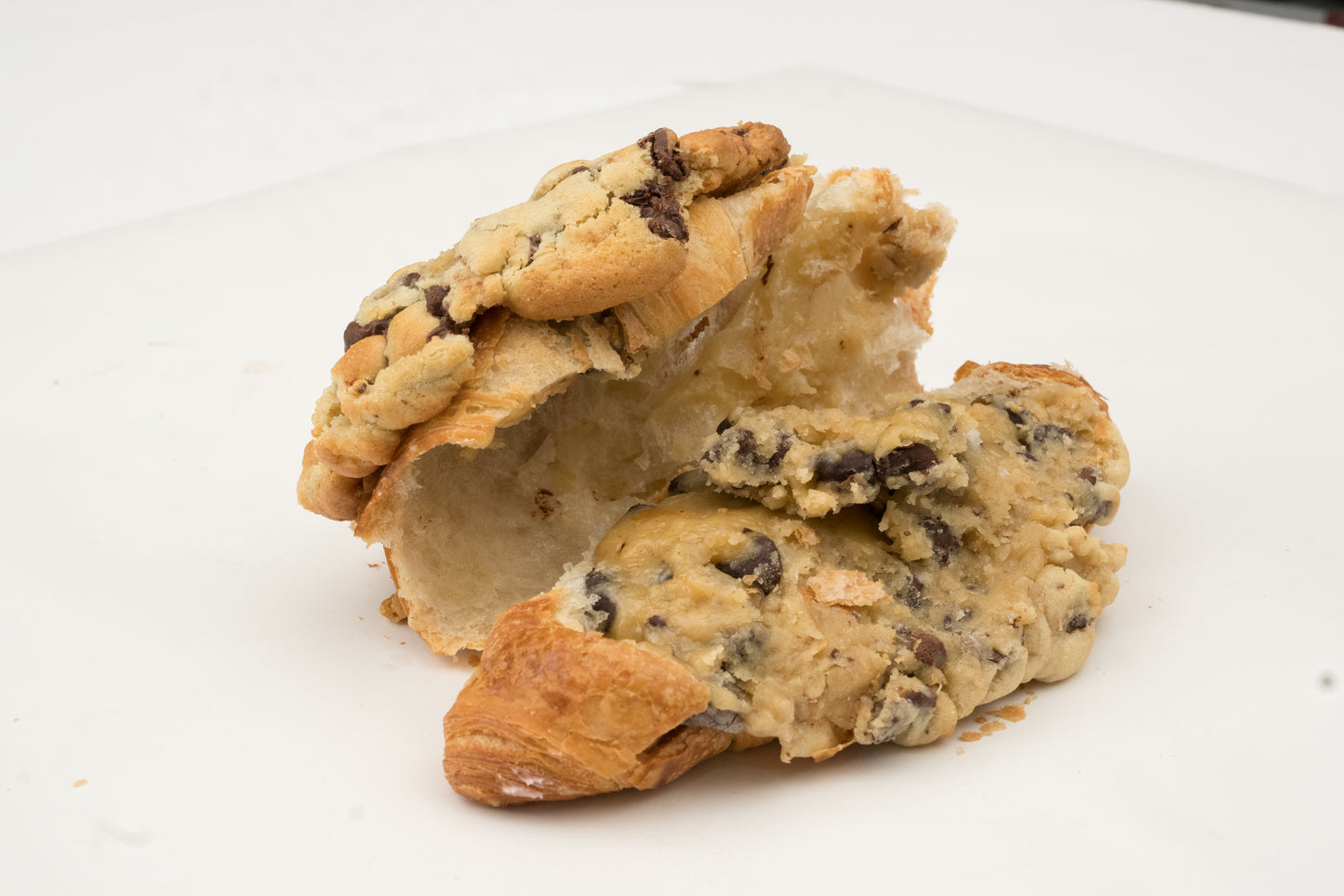 Stuffed Chocolate Chip Croissant Cookie