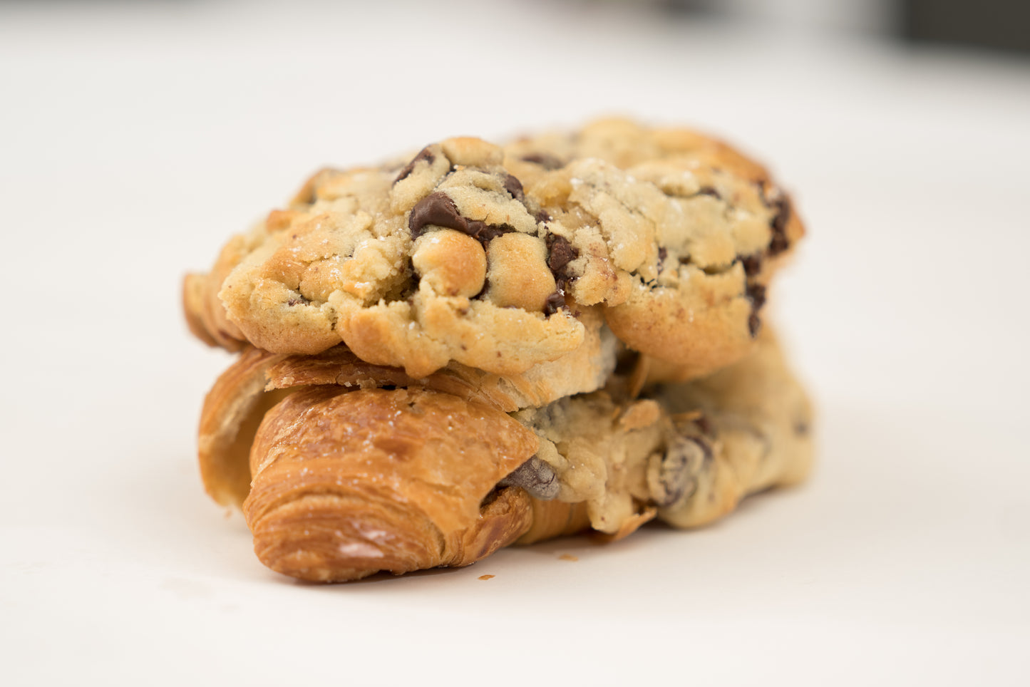 Stuffed Chocolate Chip Croissant Cookie