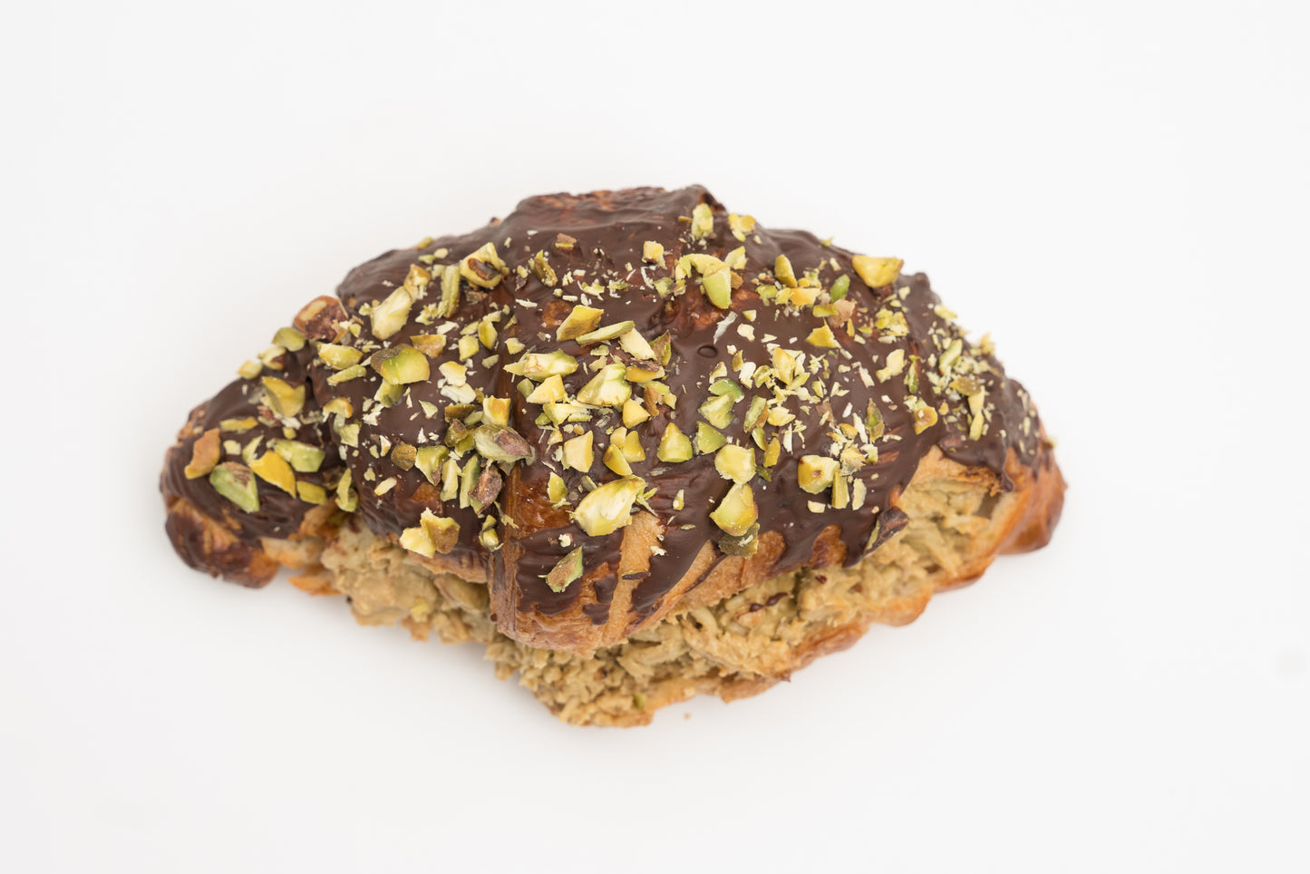 Stuffed Dubai Chocolate Croissant