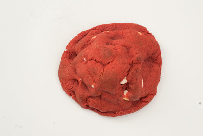 White Chocolate Chip Red Velvet Cream Cheese Cookie