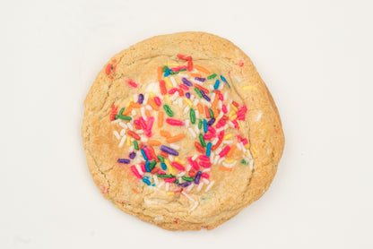 White Chocolate Chip Birthday Cake Cookie
