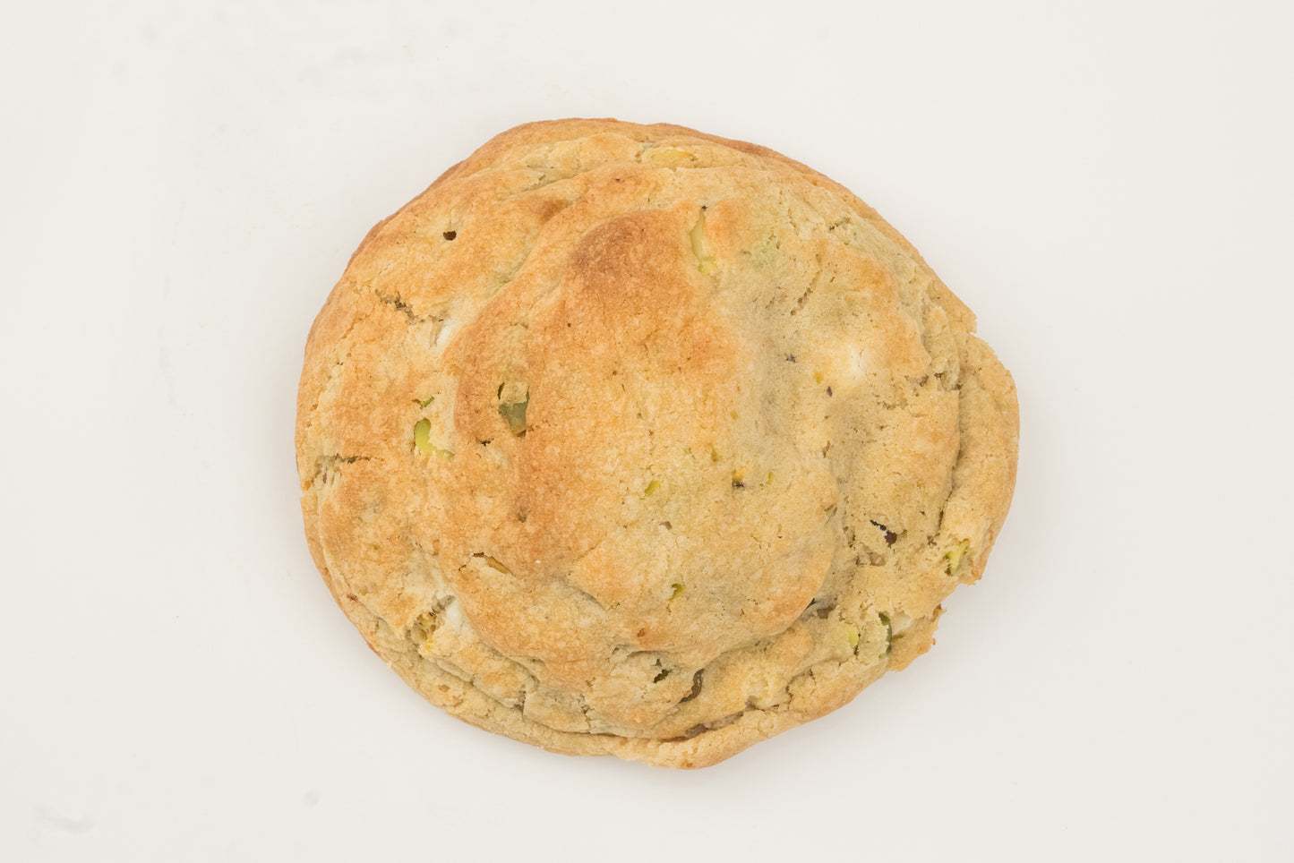 White Chocolate Chip Pistachio Cookie