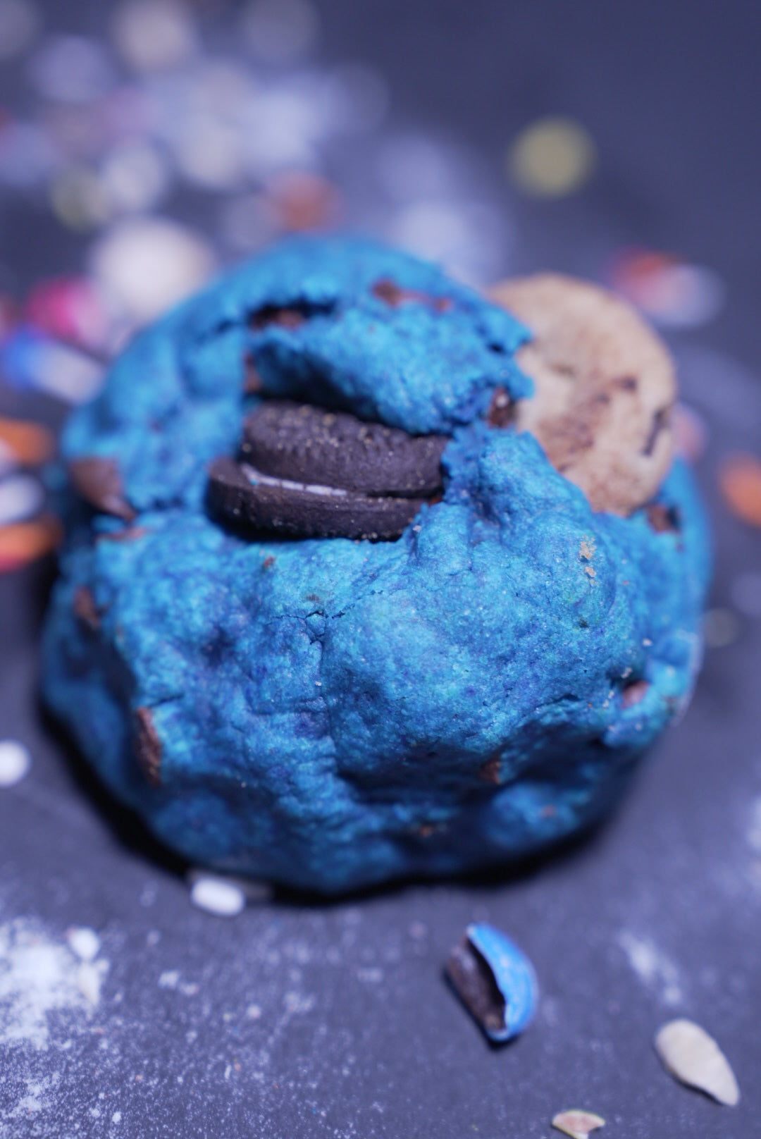 Chocolate Chip Cookie Monster Cookie