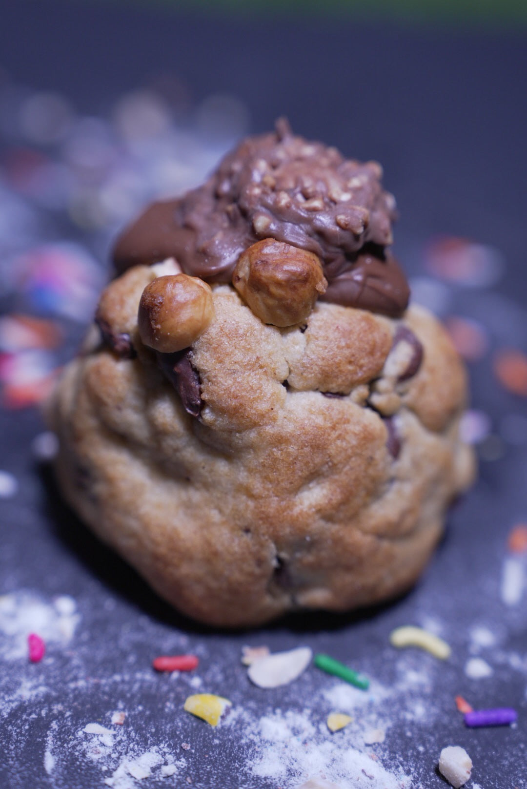 Chocolate Chip Ferro Rocher Cookie